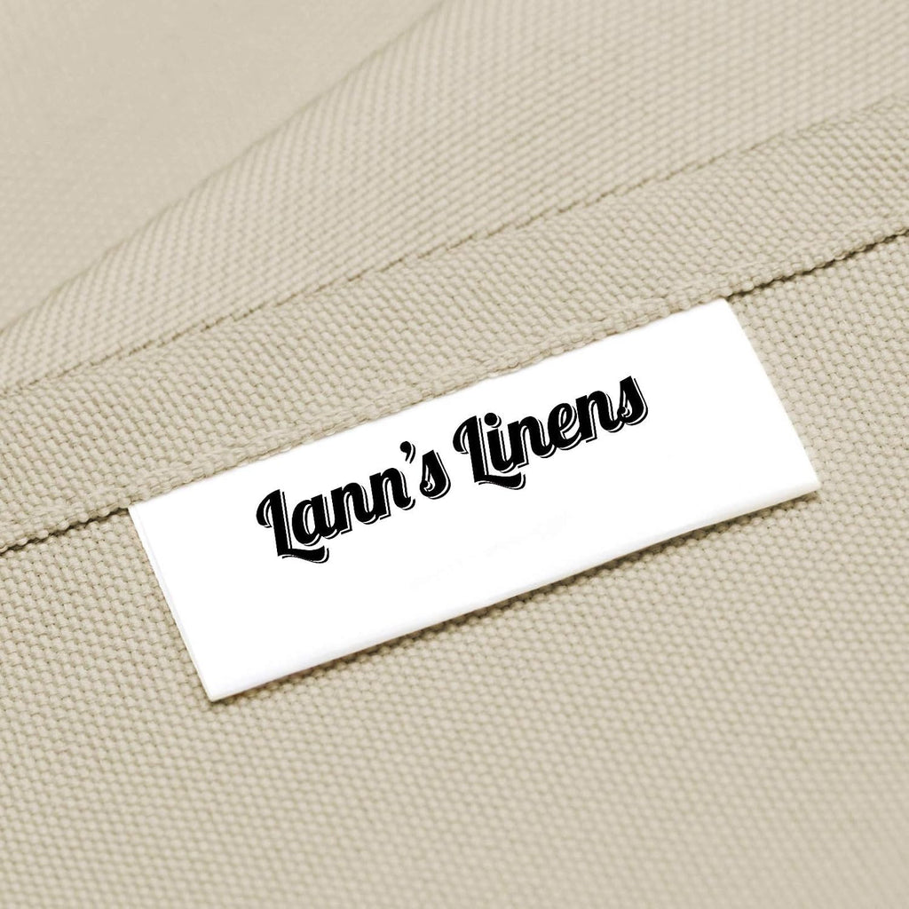 Lann's Linens - 10 Premium 108' Round Tablecloths for Wedding/Banquet/Restaurant - Polyester Fabric Table Cloths - Beige
