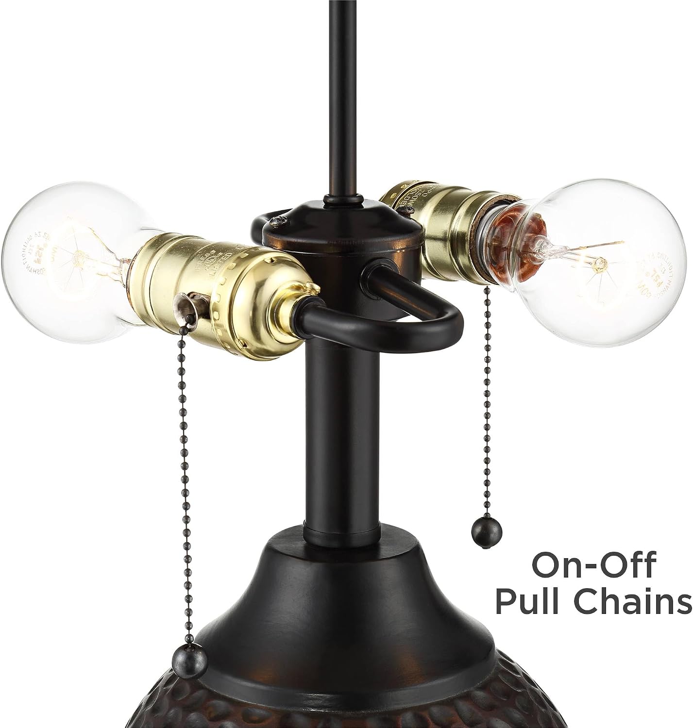 360 Lighting Cody 26' High Industrial Farmhouse Rustic Modern Table Lamps Set of 2 WiFi Smart Socket Pull Chain Oiled Bronze Finish Living Room Bedroom Bedside Nightstand House Oatmeal Shade