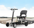 Rubicon FX4 - Lightweight 4 Wheel Foldable Mobility Scooters for Adults and Seniors - Detachable Lithium Battery - More Faster (9 Miles/Hour Speed) - Travel Friendly