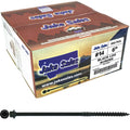 Jake Sales #14 X 6 Heavy Duty Black Timber/Log/Landscaping Wood Screws - Exterior Coated Heavy Duty Screws. 1 x Full Box - 550 Screws