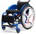 Wheelchairs,Lightweight Wheelchair,Self-Propelled Wheelchairs,Portable Folding Wheelchair for Adults and Seniors,Transport Wheelchair,Sports Wheelchair(Blue,41cm/16.1in)