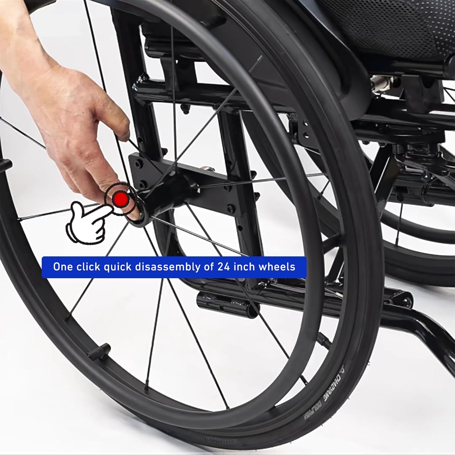 Light Wheelchair,Folding Wheelchair For Adults,Lightweight Foldable Wheelchair,Aluminum Alloy Wheelchair,Compact Wheelchair,Sports Folding Transport Wheelchair,All - Terrain Wheelchair(Size:36cm/14.2i