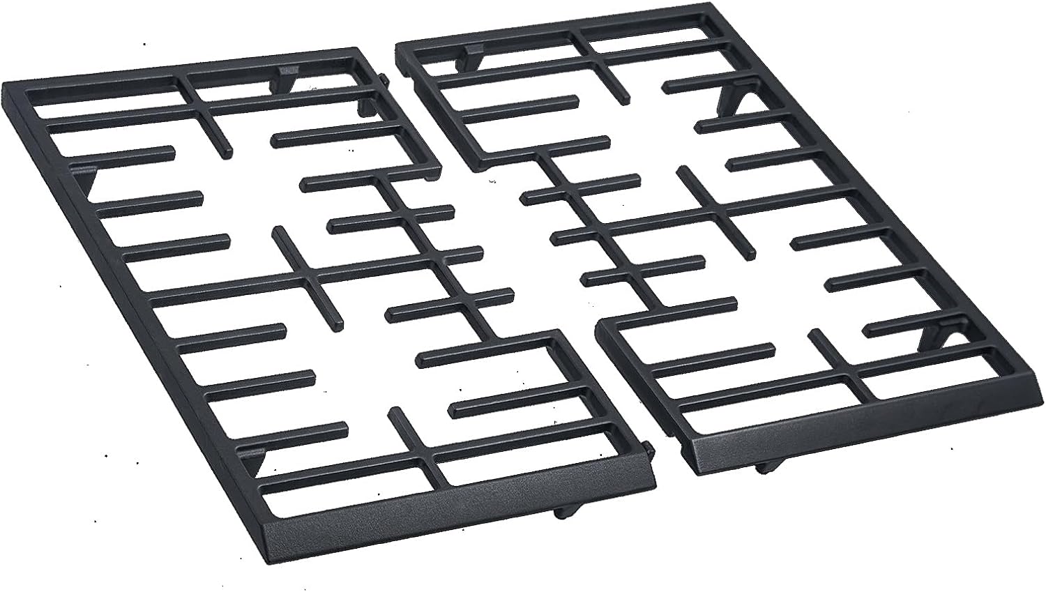 Atgestore Upgraded W10620480 Burner Grate Replacement for Whirlpool Stove Parts Cast Iron Grate WFG320M0BW3 WFG505M0BS3 Whirlpool 5 Burner Gas Range Stove Top Cooktop Surface Burner Grate Rack 1 Set