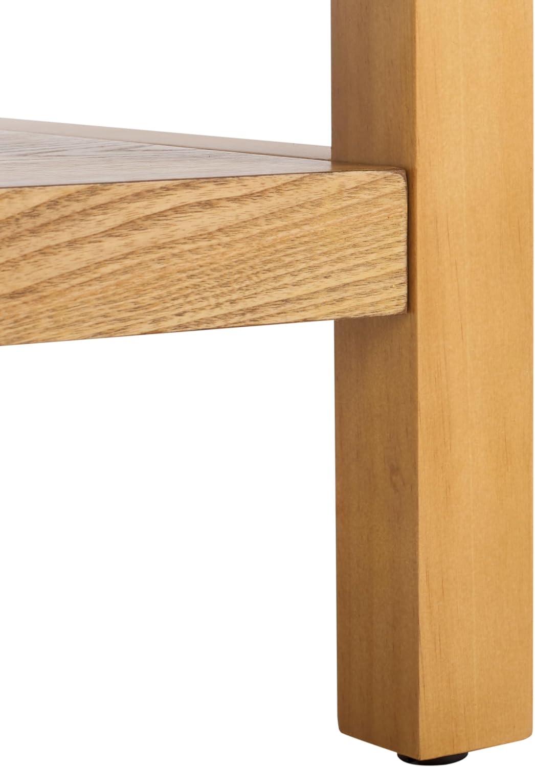 SAFAVIEH Home Collection Omara Natural Brown 1-Shelf Coffee Table