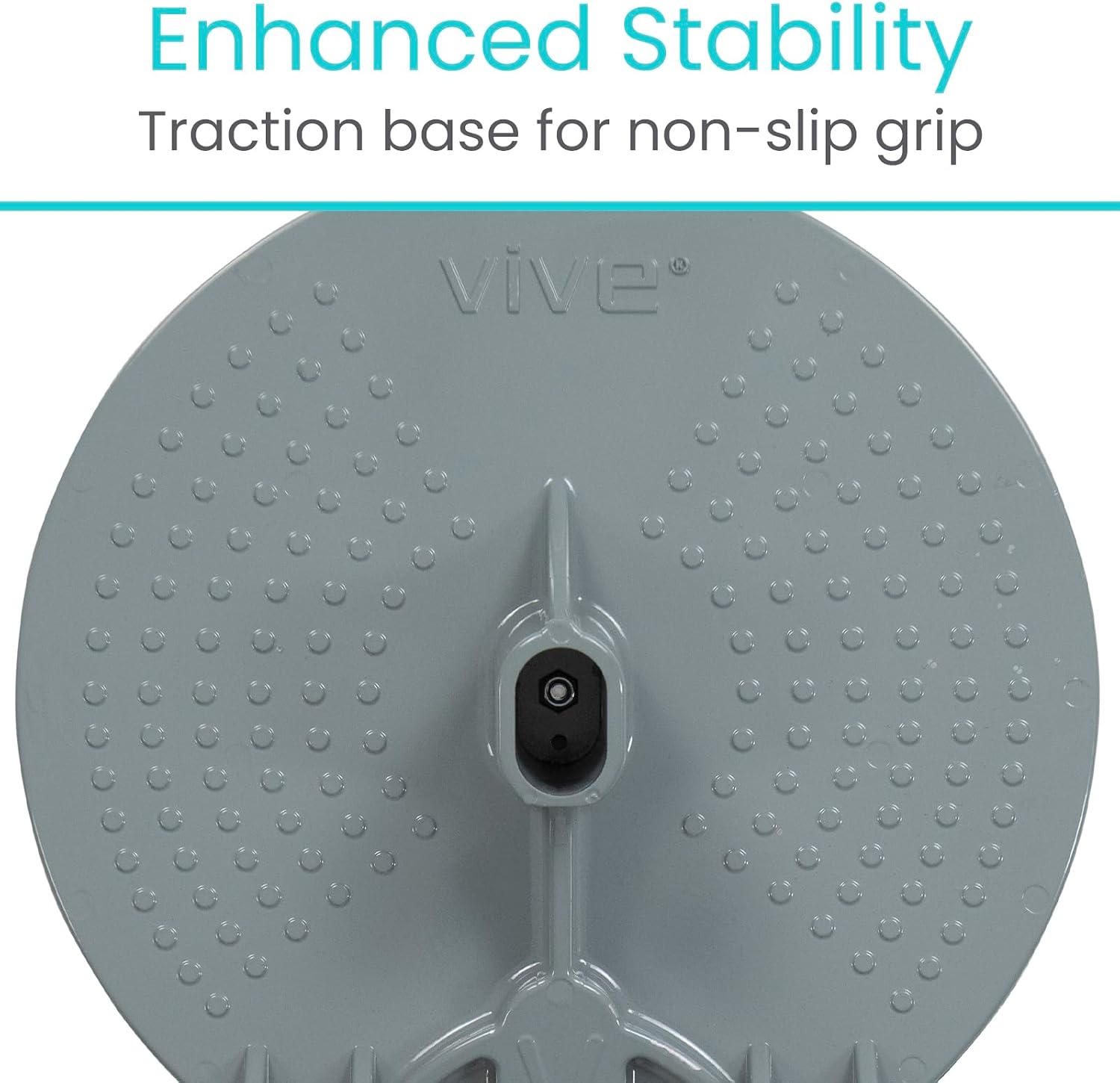 Vive Patient Turner - Turn Transfer Aid for Elderly - Mobility Sit to Stand Device for Transferring from Bed, Seat & Wheelchair - Pivot Disc 360 Degree Rotation w/Handle - Standing Aids & Supports