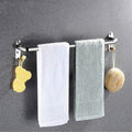 Towel Rack 304 Stainless Steel Towel Shelf Towel Rail Self Adhesive Wall Mounted Towel Bar 30/40/50-60/70/80cm for Kitchen Bathroom-Double_rod-50CM (Single Pole)