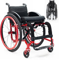 Light Wheelchair,Folding Wheelchair For Adults,Lightweight Foldable Wheelchair,Aluminum Alloy Wheelchair,Compact Wheelchair,Sports Folding Transport Wheelchair,All - Terrain Wheelchair(Size:38cm/15in,
