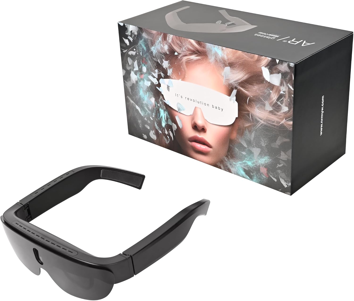 AR Glasses - Watch Movies, Netflix, & YouTube | Record Videos & Take Pictures, & Listen to Music | Translate Languages in Real Time | Enhance Your Social Media Immersion | Download Apps