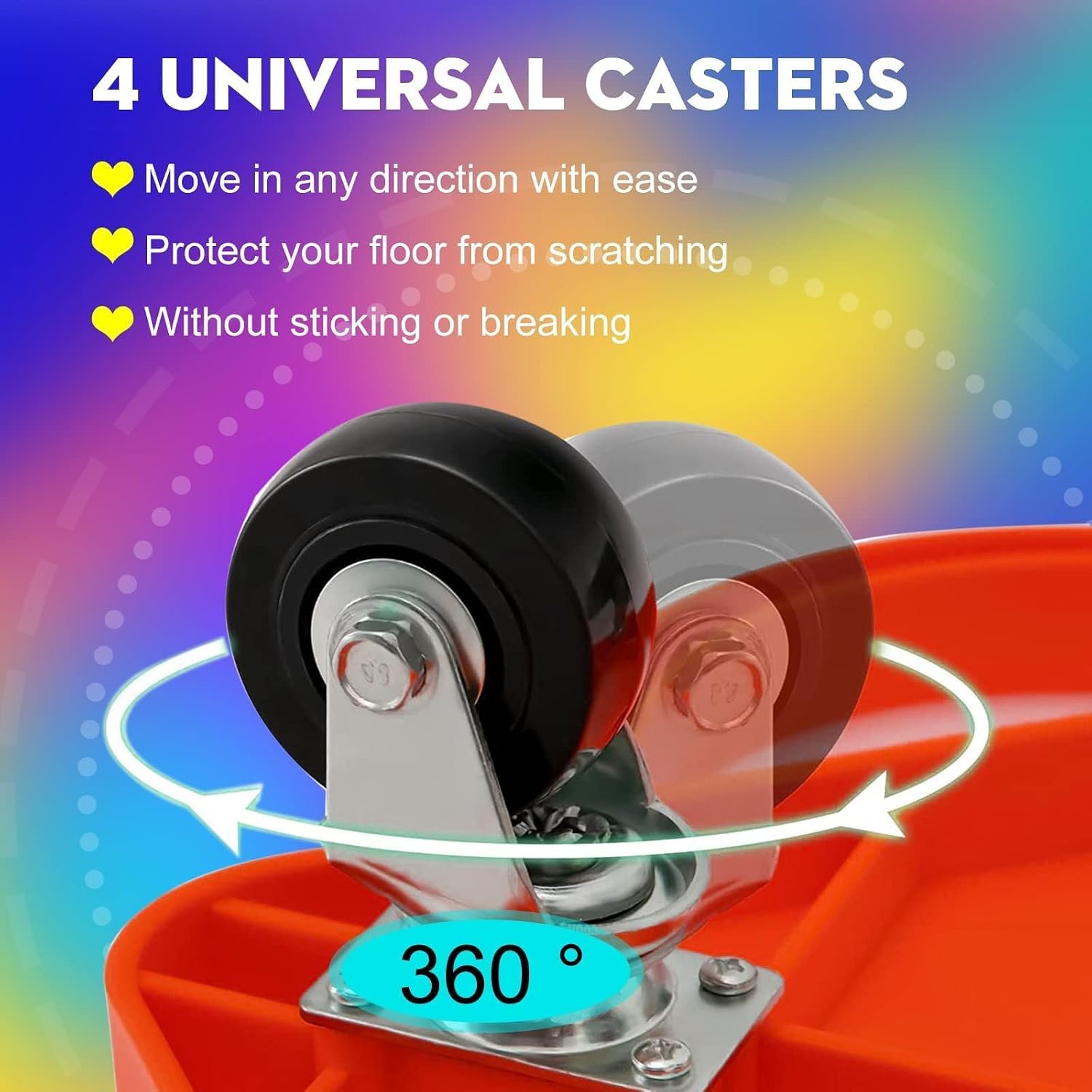 12 Pcs Sports Scooter Board with Handles for Kids Non-Marring Plastic Casters Floor Scooter Board Sitting Scooter Board Boy Girl Gym Indoor Outdoor Activities Play Equipment