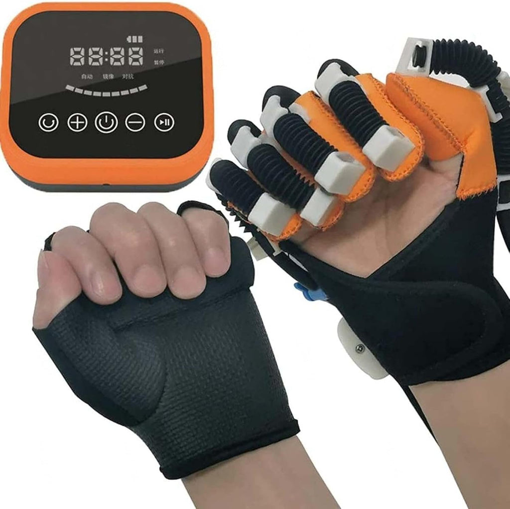Disability Aids Rehabilitation Equipment Hand Strengthener Finger Orthosis Functional Hand Splint for Long-Term Relief,Right-M
