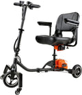 SuperHandy Passport Mobility Scooter - Foldable, 3 Wheel, Airline Travel Friendly - 13 Mile Range, Includes 2 Removable 48V Lithium-ion Batteries & Charger (330 Lbs)