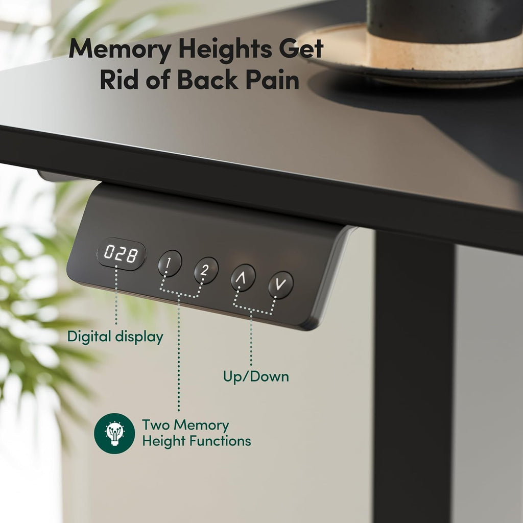 CubiCubi 63x48 Inches L Shaped Standing Desk with 3 Drawers and Monitor Shelf, Height Adjustable Corner Computer Desk with Hooks, Sit Stand Up Ergonomic Home Office Workstation Table, Black
