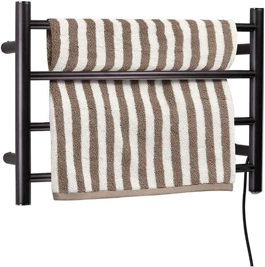 GagalU Heated Towel Rail Rails Towel Warmer,Heated Towel Bar, Electric Towel Rack Stainless Steel Electric Towel Warmer Wall Mounted Oil Rubbed Bronze Home Bathroom Accessories Towel Drye