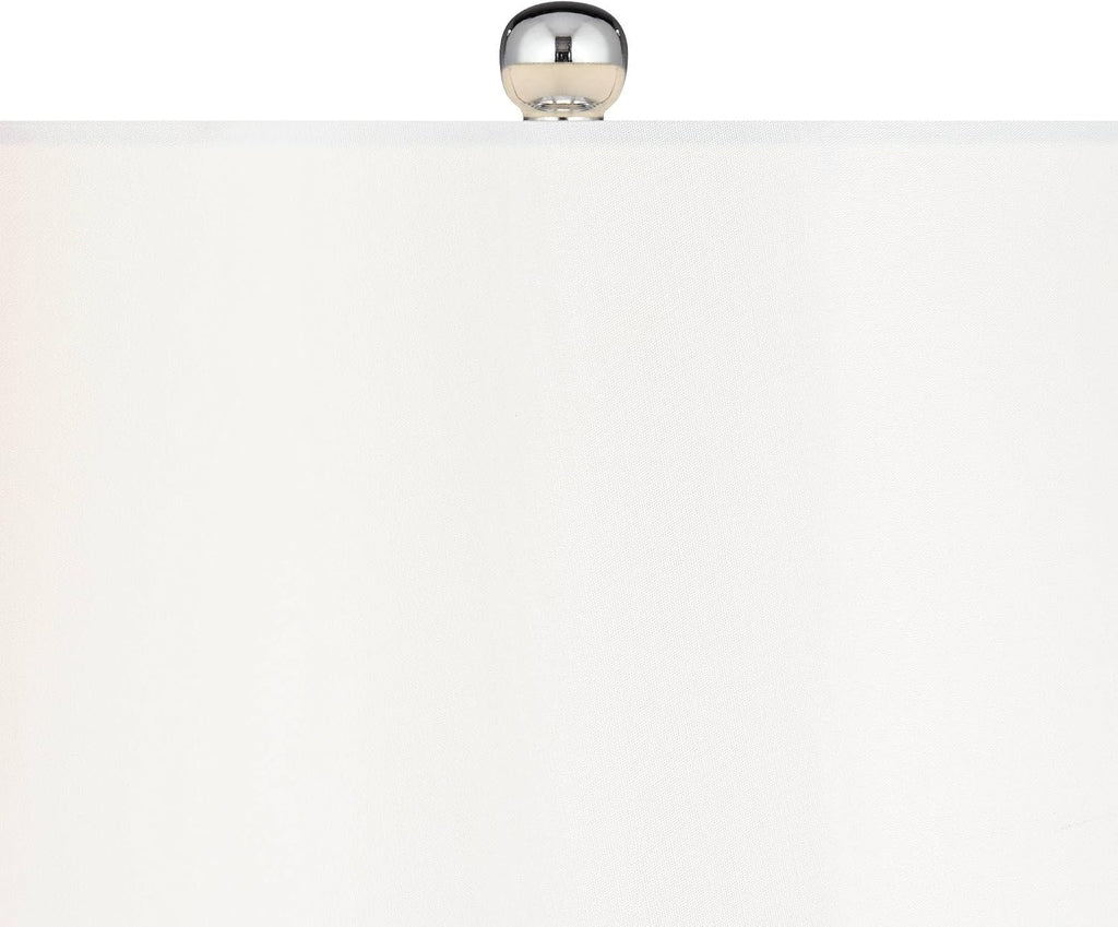 Possini Euro Design Pablo 27' Tall Modern Coastal Table Lamps Set of 2 Blue Art Glass White Shade Living Room Bedroom Bedside Nightstand House Office Home Kitchen Entryway Console (Colors May Vary)