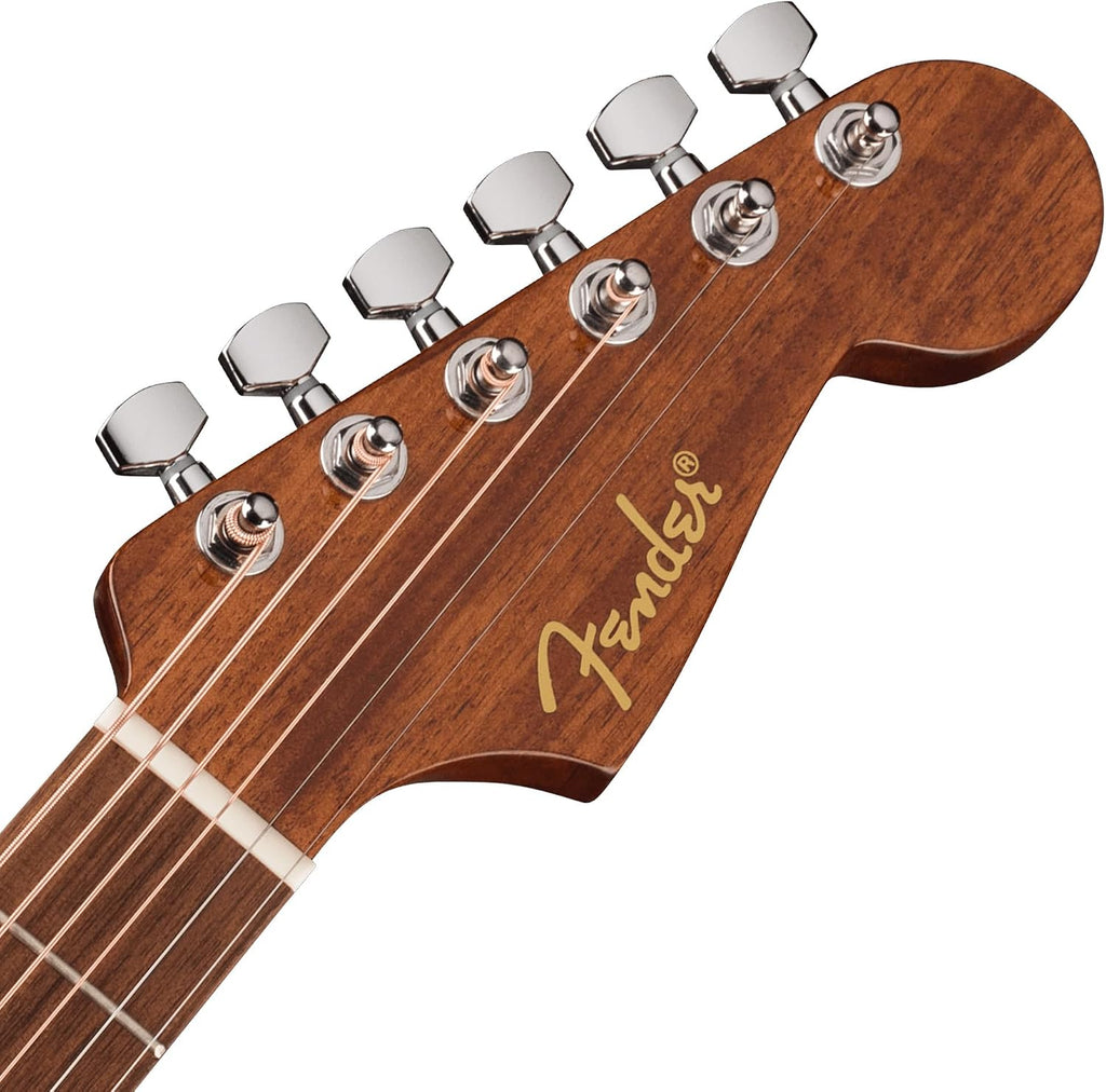 Fender California Standard Redondo Mini Acoustic Guitar - Fiesta Red Bundle with Gig Bag, Tuner, Strap, Picks, and Austin Bazaar Instructional DVD