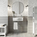 Château 21.5' Right Side Faucet Wall-Mount Bathroom Sink with Chrome Towel Bar