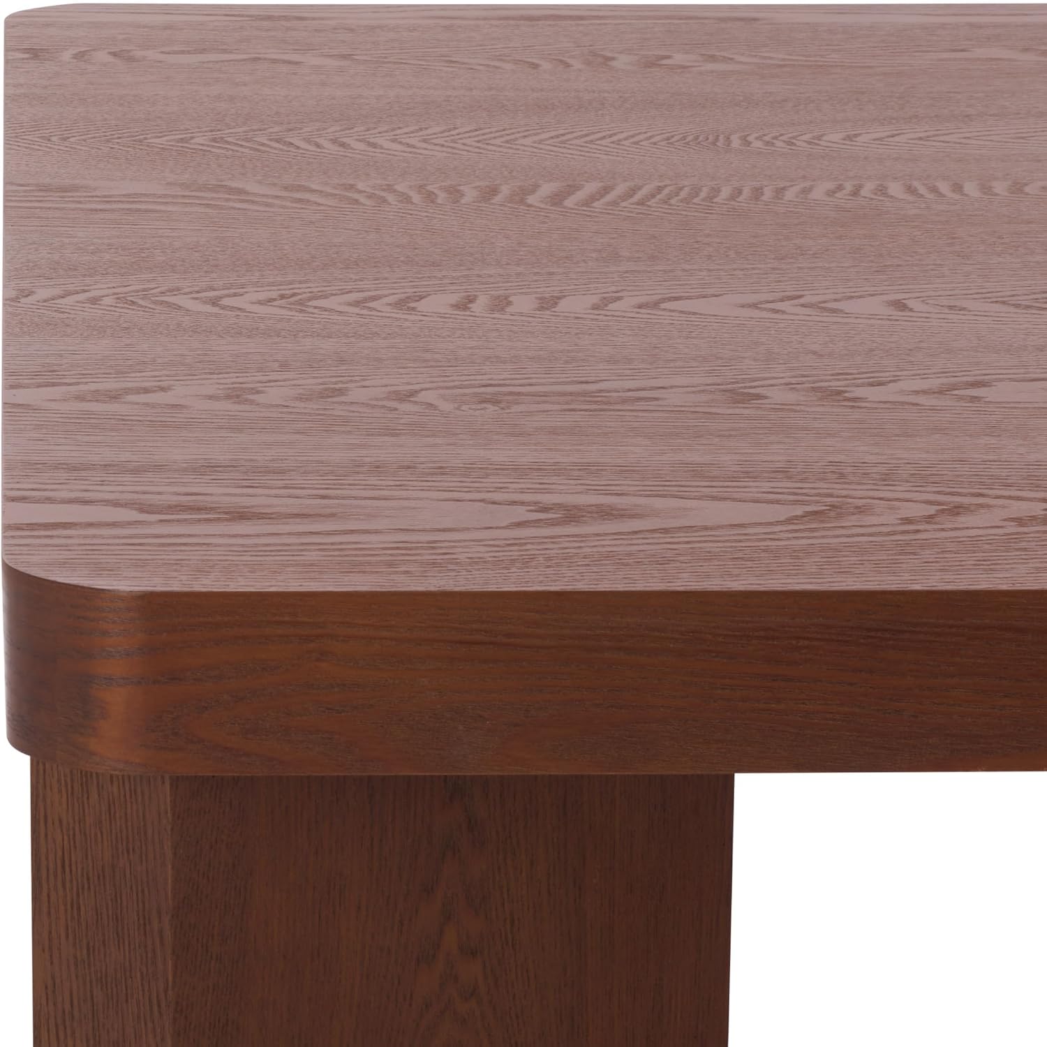 SAFAVIEH Home Collection - Camino Walnut Coffee Table with Ash Veneer, Modern Square Living Room Centerpiece (COF2303A)