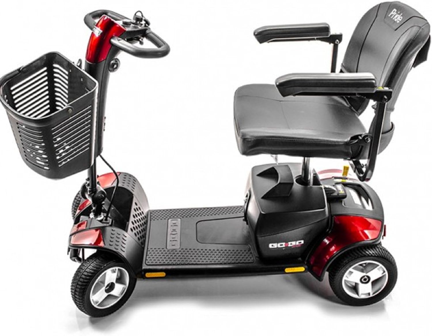 Pride Mobility - Go-Go Sport - Travel Scooter - 4-Wheel - Red
