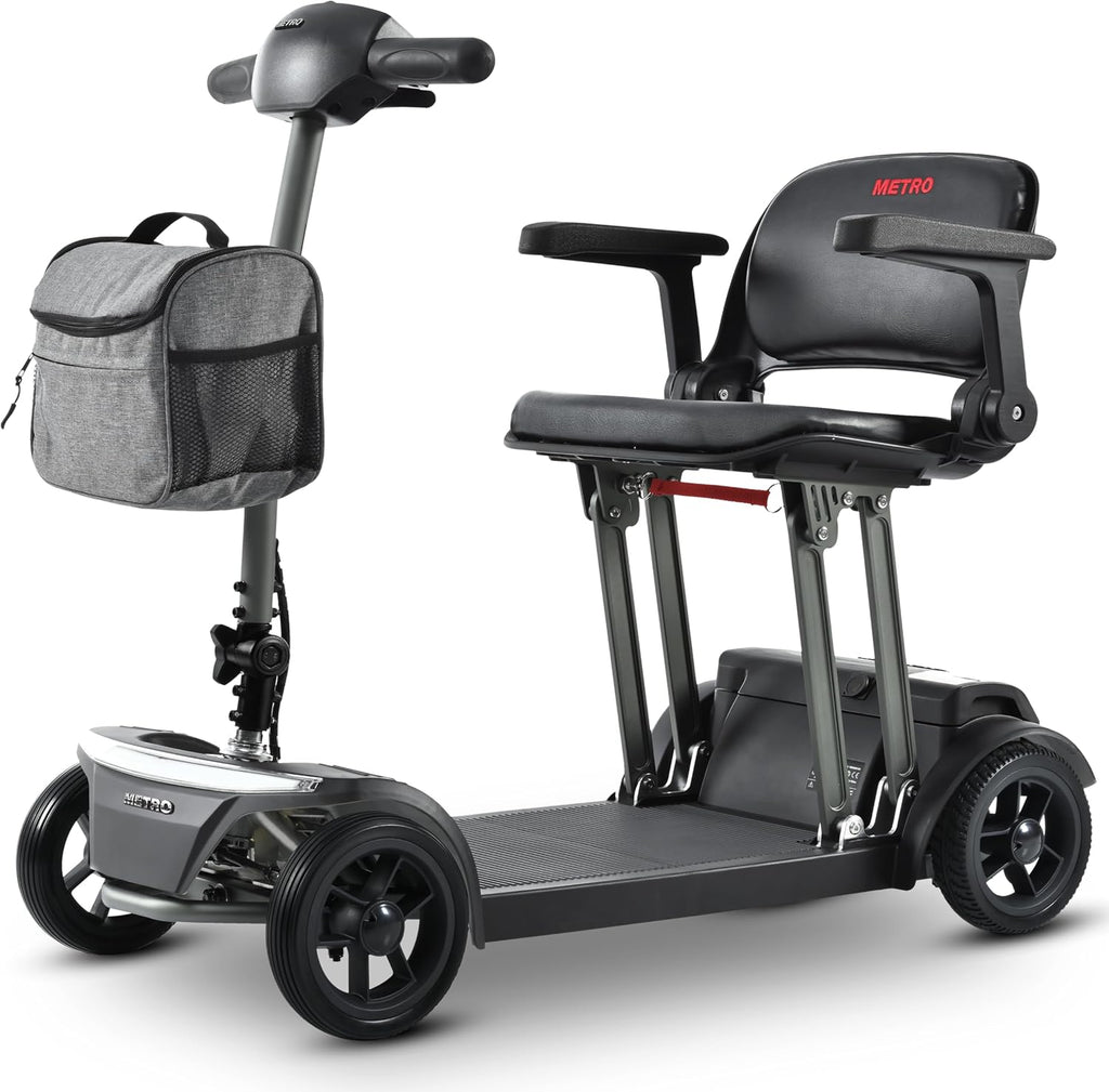 Mobility Mobility Scooter for Seniors and Adults, Lightweight Foldable 42 lbs Aluminum Frame, Airline-Approved 20Ah Lithium Battery, 265 lbs Capacity, Brushless Motor, LED Lights, USB Port