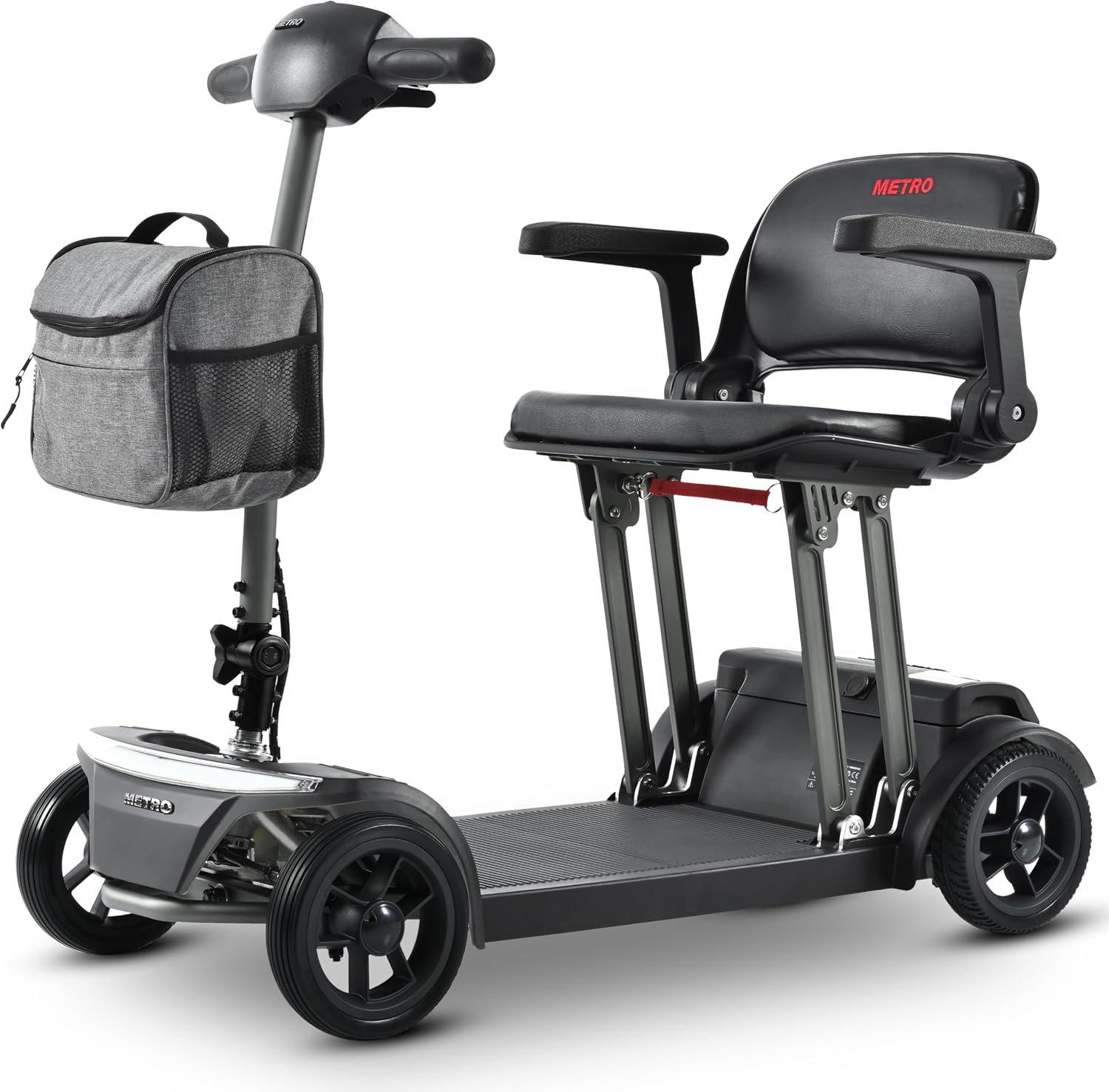Mobility Mobility Scooter for Seniors and Adults, Lightweight Foldable 42 lbs Aluminum Frame, Airline-Approved 20Ah Lithium Battery, 265 lbs Capacity, Brushless Motor, LED Lights, USB Port