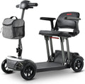 Metro Mobility Powered Mobility Scooters, 4 Wheel Foldable Mobility Scooter for Adults-265 lbs Capacity Folding Mobility Scooter, 20 Miles Long Travel Range Scooter with USB Charger Port Black