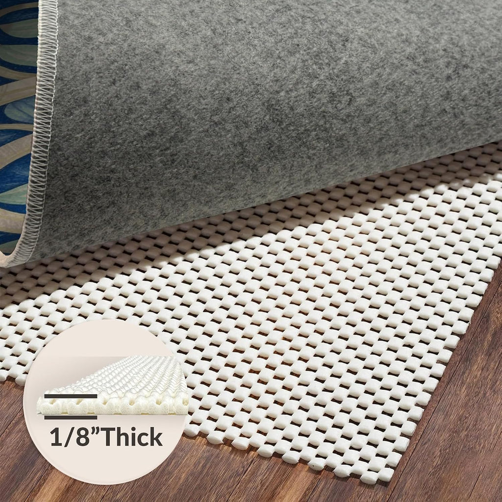 Flatwoven High Traffic Area Rug 5x7, Vinyl Record Inspired with Classic Rock Band Graphics, Non Slip, Stain Resistant, Washable Area Rugs for Living Room, Bedroom (Black, 5x7)