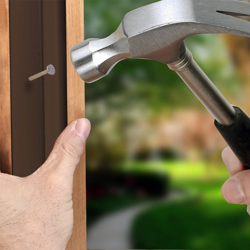 Simply Conserve Windjammer Nail-Up Set Door Weatherstripping with PVC Carrier and Foam Gasket in Brown DS060W-B | Paintable Door Draft Stopper for Sides and Top | Foam Weather Stripping Door Seal