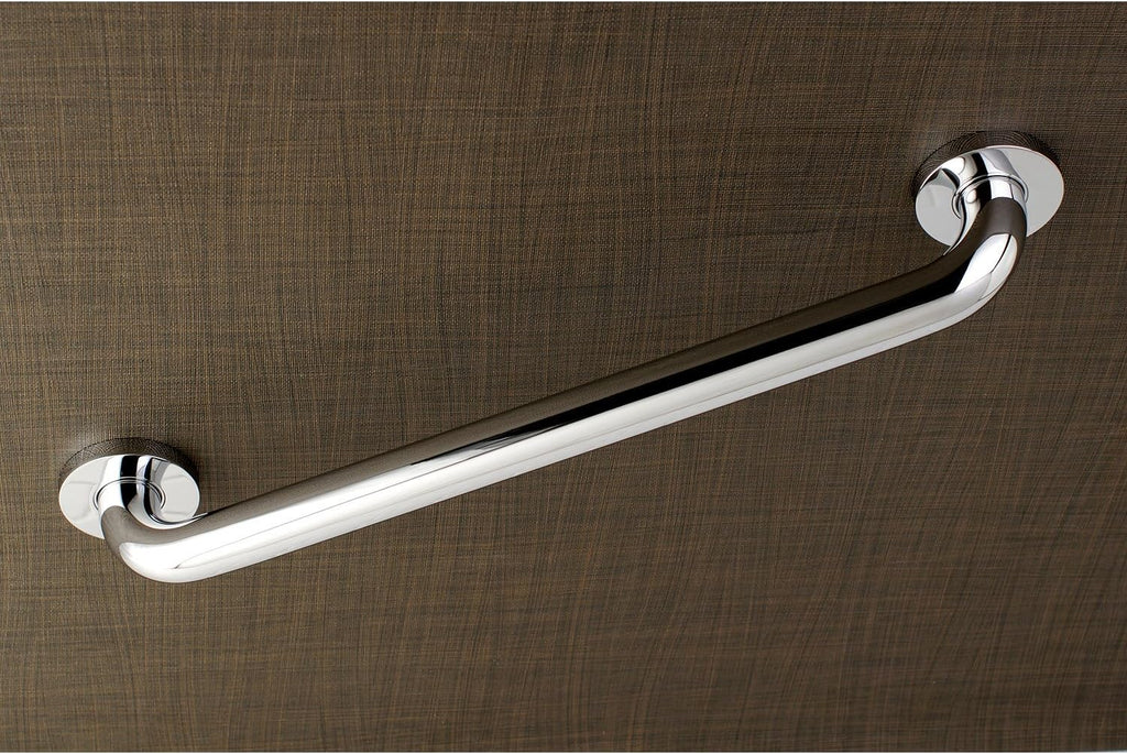 Kingston Brass DR514181 Meridian inch Decorative Ada Grab Bar, 18', Polished Chrome