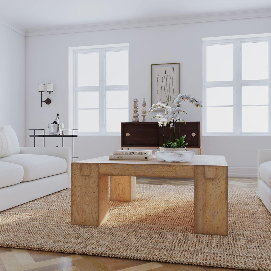 Hooker Furniture Commerce & Market Square Cocktail Table in Brown Wood