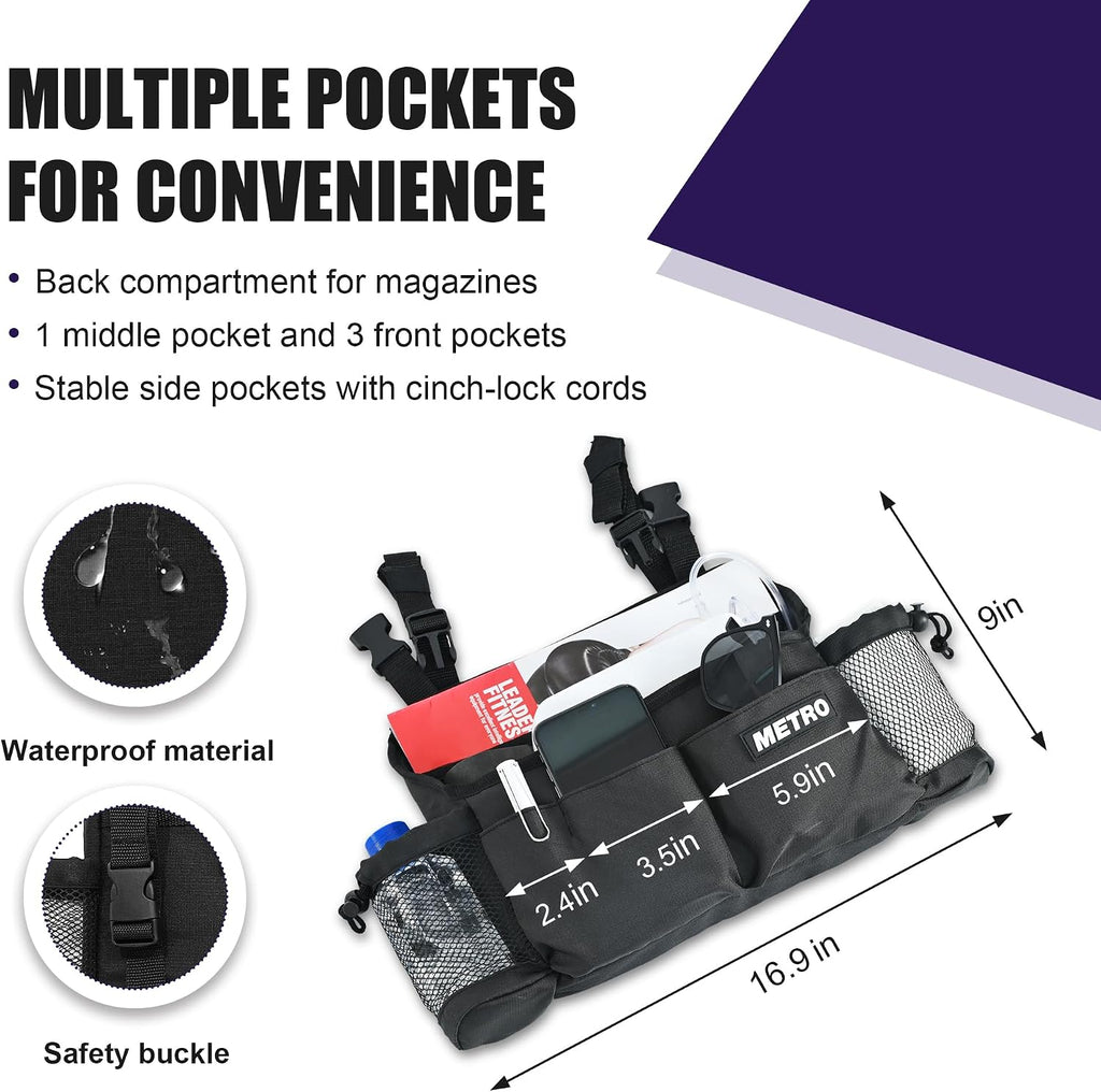 4 Wheel Metro Mobility Scooter for Adults-Motorized Scooter for Seniors-300 lbs Max Weight Capacity-Long Range and Removable Battery-300W Powerful Motor-M1 Purple