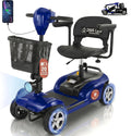 DECOMIL Mobility Scooter for Seniors – 20 Miles Range, 4 Wheel Foldable Electric Scooter, 24V 20Ah Battery, 300W Motor, 285 lbs Capacity, Travel Scooter with USB Charging Input,
