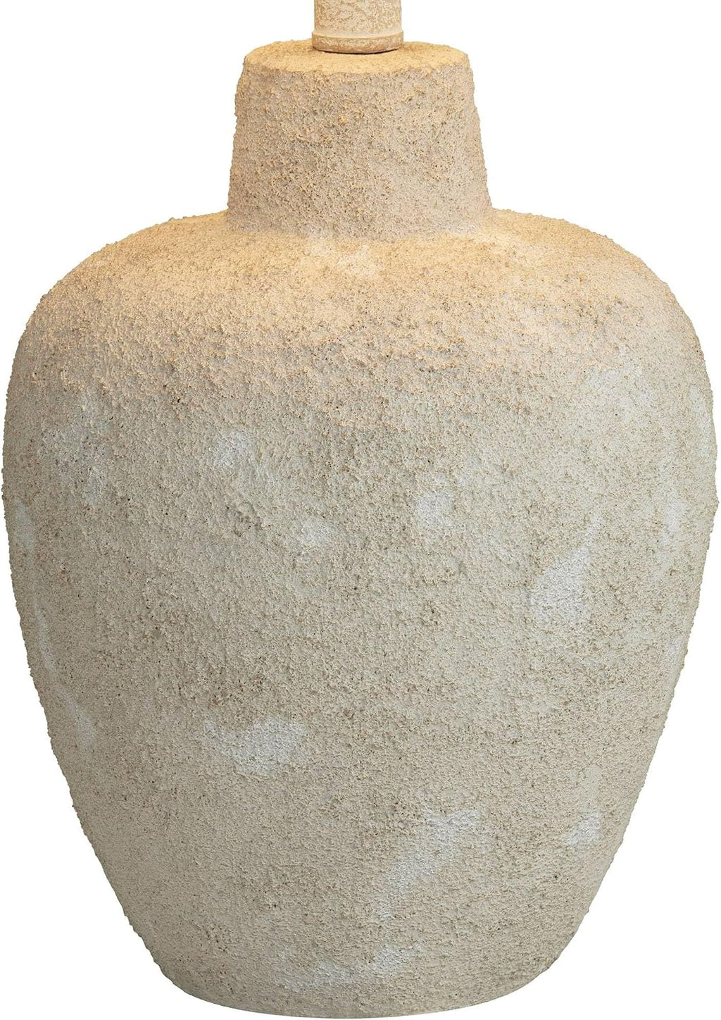 360 Lighting Romeo 23 1/2' High Jar Small Farmhouse Rustic Natural Cottage Coastal Accent Table Lamps Set of 2 Beige Distressed Earth Tone Finish Shade Living Room Bedroom Bedside Nightstand
