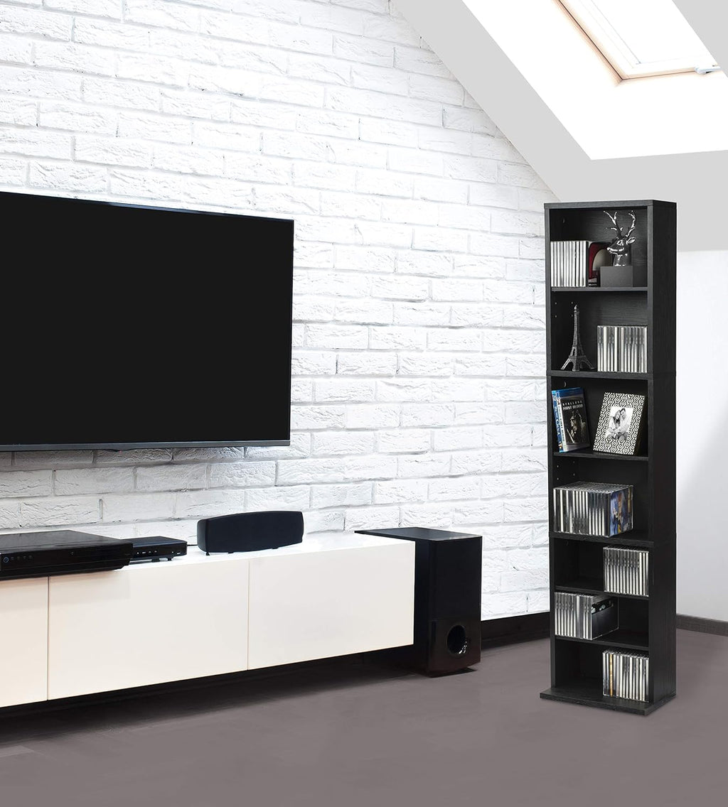 Atlantic Herrin Adjustable Media 261 Ebony Cabinet