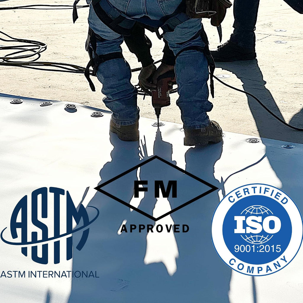 Ace Screws #15 6' (500pc) FM Approved Commercial Roofing Fasteners Black, Self Tapping into Metal and Wood Roof Decks, EPDM, TPO, Insulation, Goes with Ace Screws Plates to Meet All Roofing Tasks