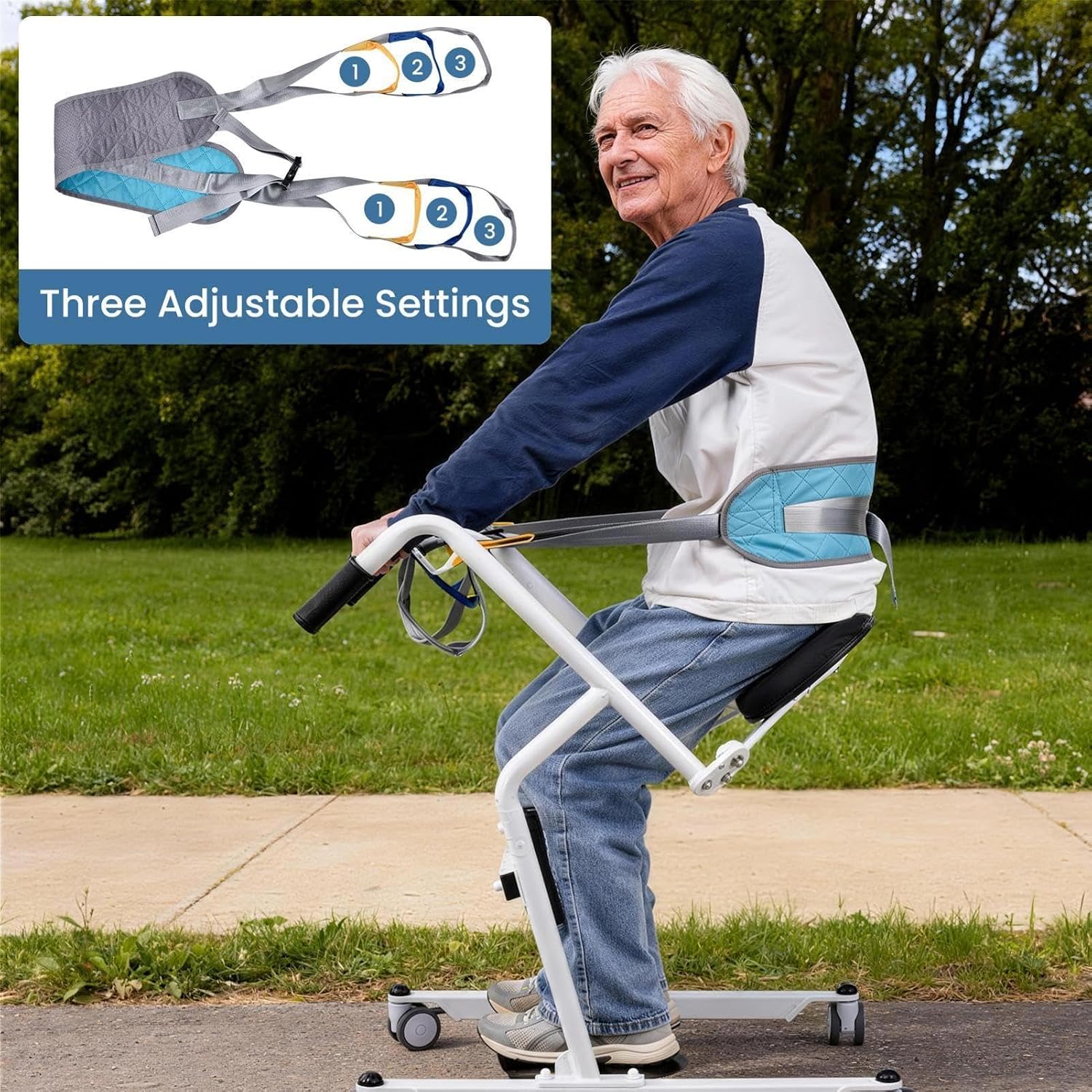 Sit to Stand Lift for Elderly, Stand Assist Patient Lift, Patient Transfer Lifts for Home Care Use, Mobility Lifts Assist Transfer Device for Seniors, Adults & Disabled