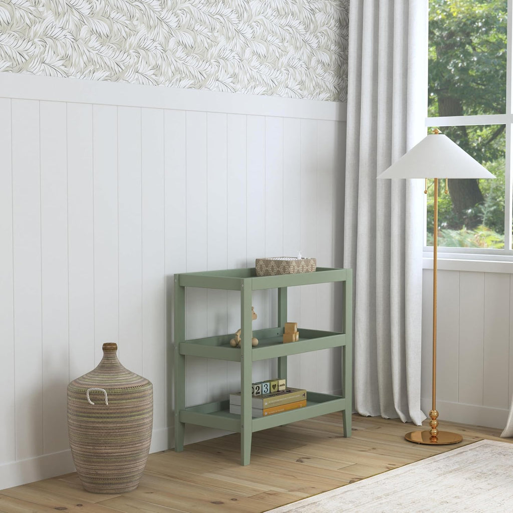 Carter's by Davinci Colby Changing Table in Light Sage, GREENGUARD Gold Certified
