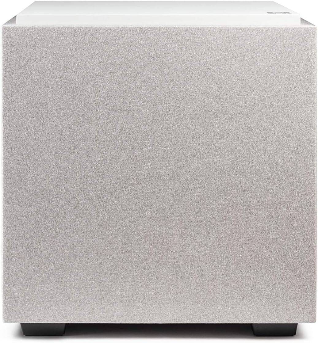 Definitive Technology Descend DN10 10' Subwoofer Digitally Optimized for Movies and Music, New 3XR Architecture, 500W Peak Class D Amplifier & (2) 10' Bass Radiators, White (Renewed) (Renewed)
