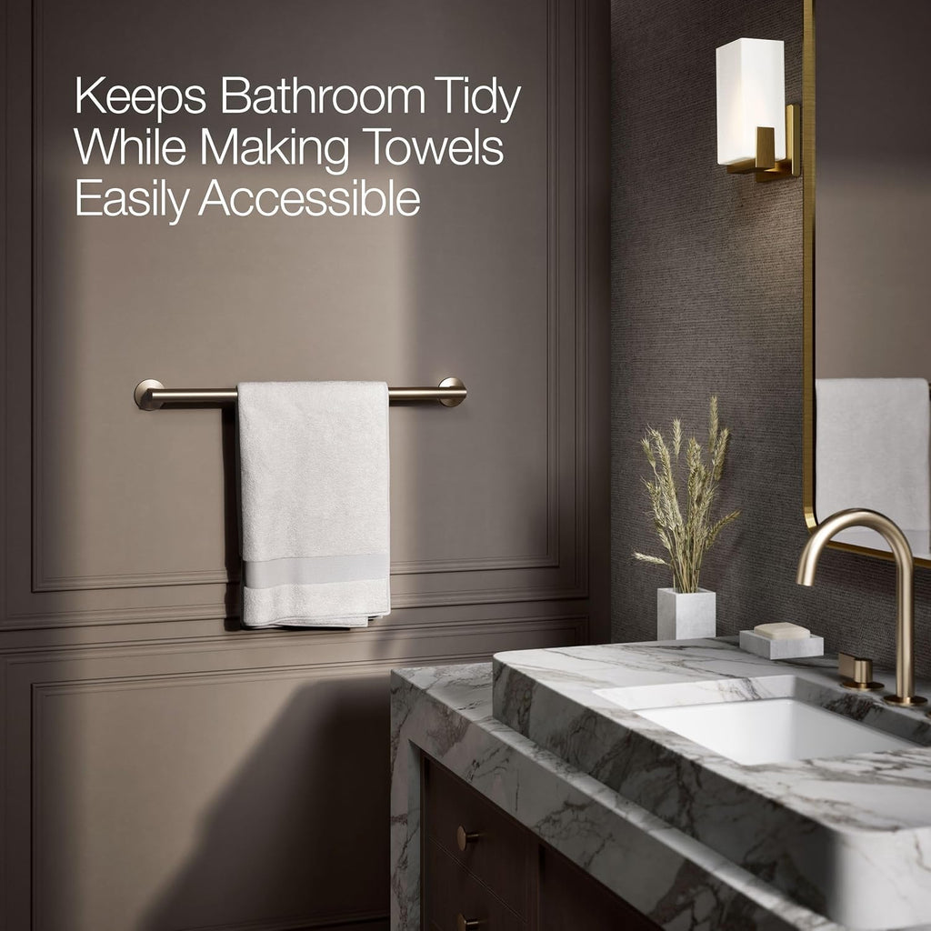 Kohler 78373-BV Components® 24' Towel bar, Vibrant Brushed Bronze