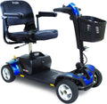 Pride Mobility S74 Go-Go Sport 4-Wheel Electric Mobility Scooter for Adults with Free Challenger Mobility Accessory