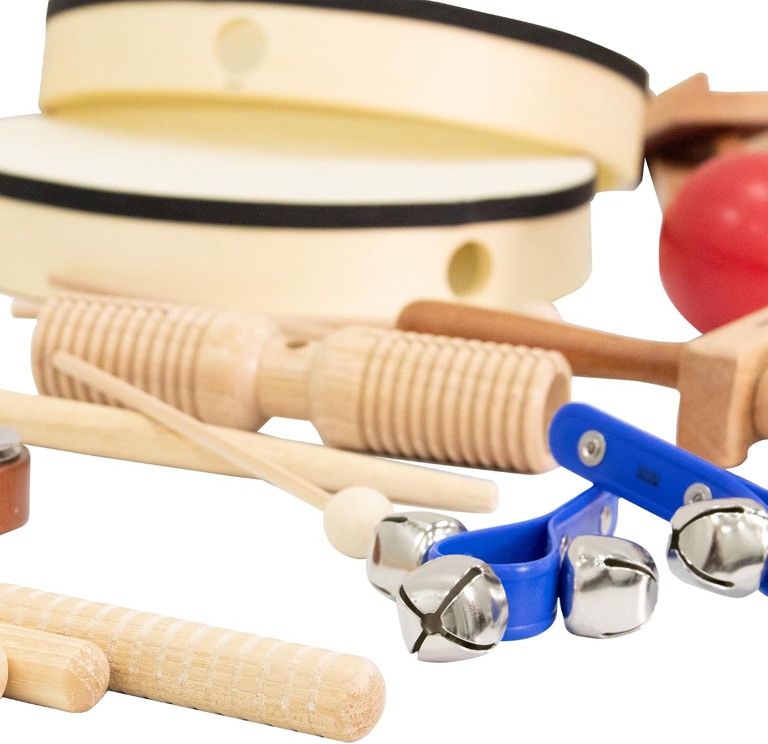 Westco WM30 30 Player Classroom Kit: Comprehensive Collection of Percussion Instruments - Drums, Bongos, Maracas, Cymbals & More - Perfect for Teachers, Includes DVD & Storage Container