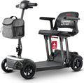 Metro Airline Approved Folding Mobility Scooter Lightweight for Seniors & Adults 300 lbs 4 Wheel Portable Electric Handicap All Terrain Travel Mobility Scooters Foldable Collapsible