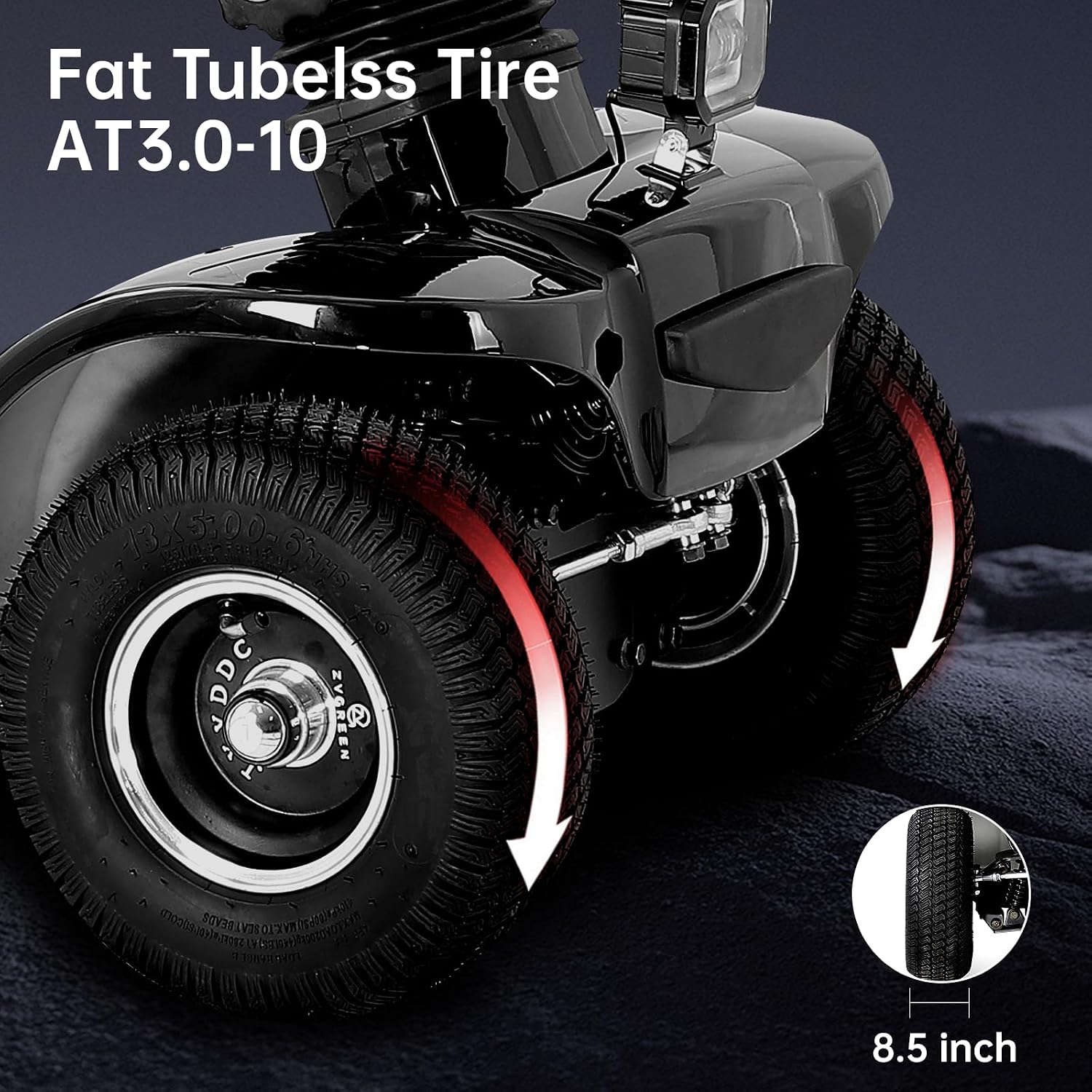 Mobility Scooters for Seniors & Adults 400 Lb Weight Capacity,4-Wheel Heavy Duty Foldable Portable Scooter,All-Terrain Disability Electric Wheelchair,Electromagnetic Brake,Storage Box,Black