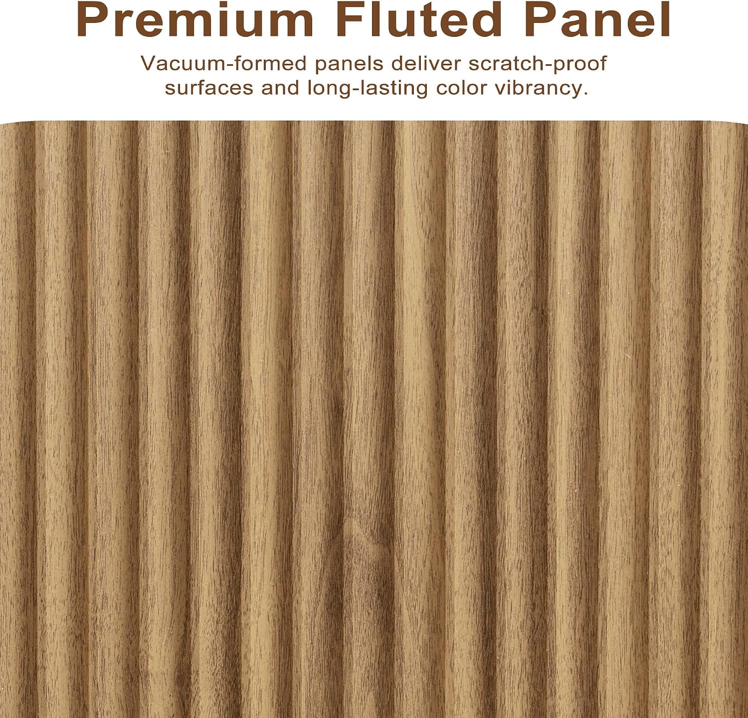 Fluted Coffee Table with Lifting Top, 31.5' Square Coffee Table with Storage, Mid Century Modern Center Table for Living Room, Home Office, Natural Oak