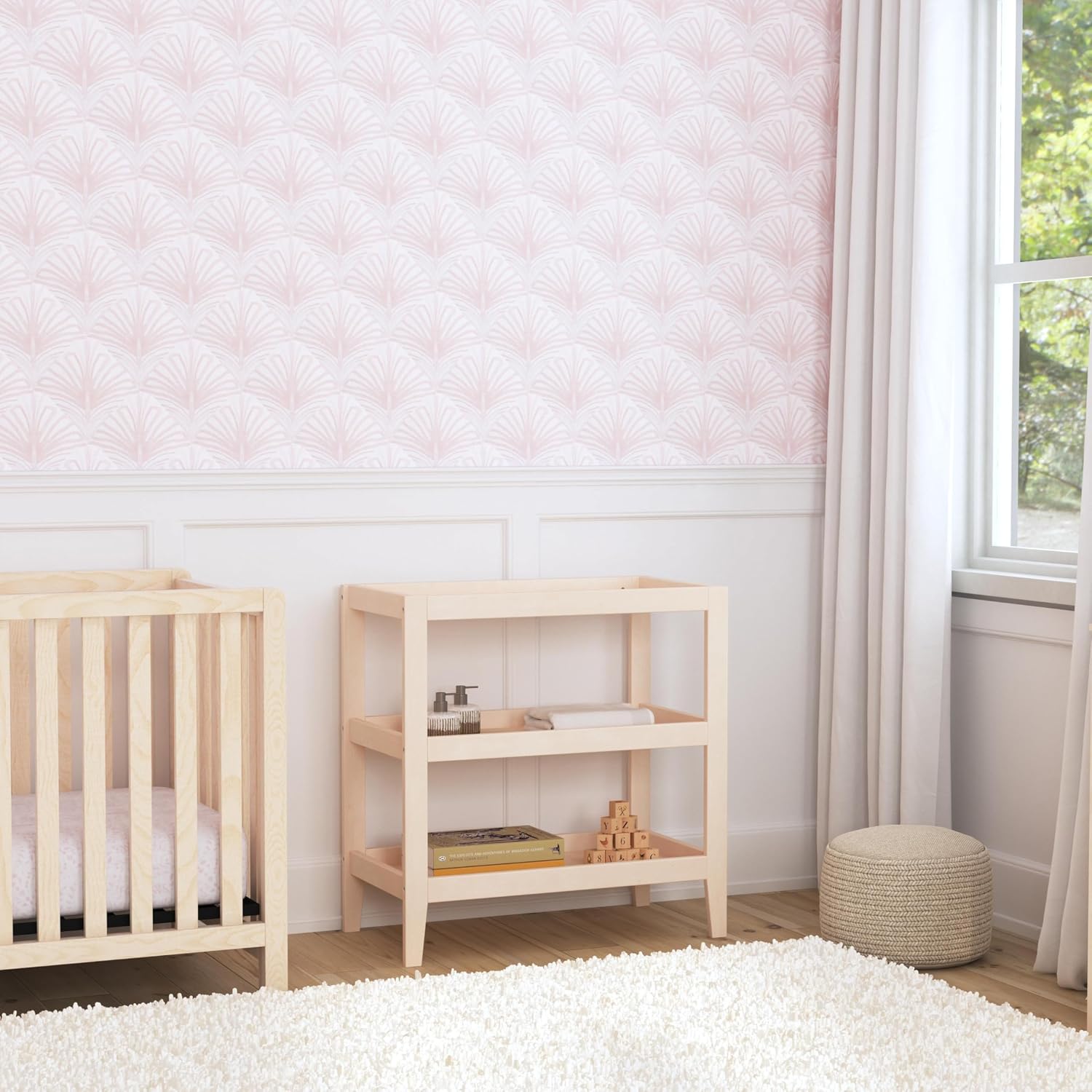 Carter's by Davinci Colby Changing Table in Washed Natural, GREENGUARD Gold Certified
