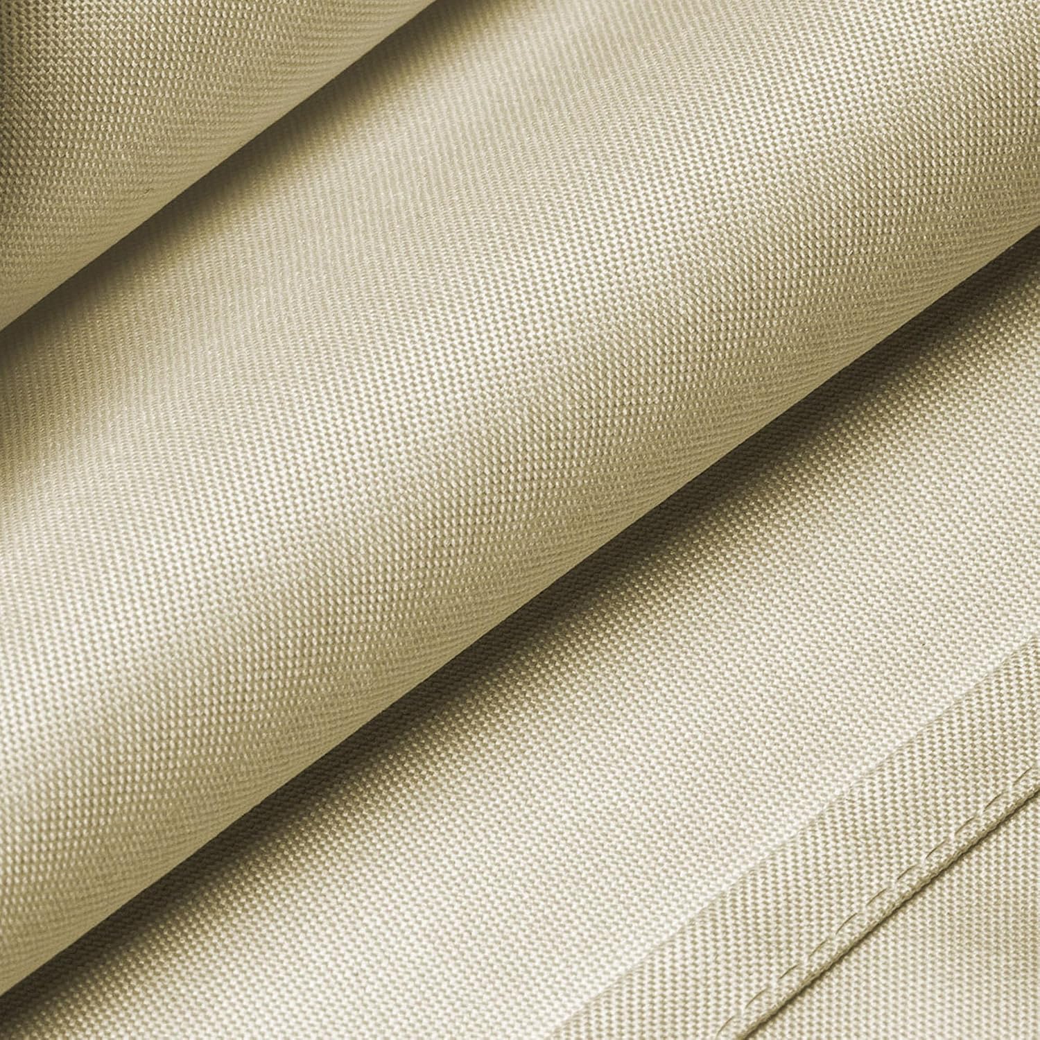 Lann's Linens - 10 Premium 108' Round Tablecloths for Wedding/Banquet/Restaurant - Polyester Fabric Table Cloths - Beige