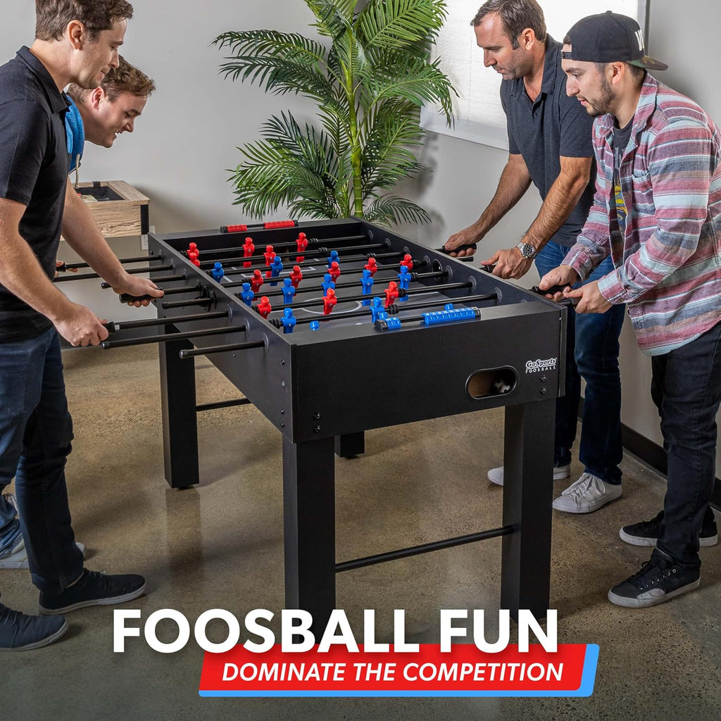 GoSports 54 Inch Full Size Foosball Table for Adults – Perfect for Home, Office or Game Room – Choose Color