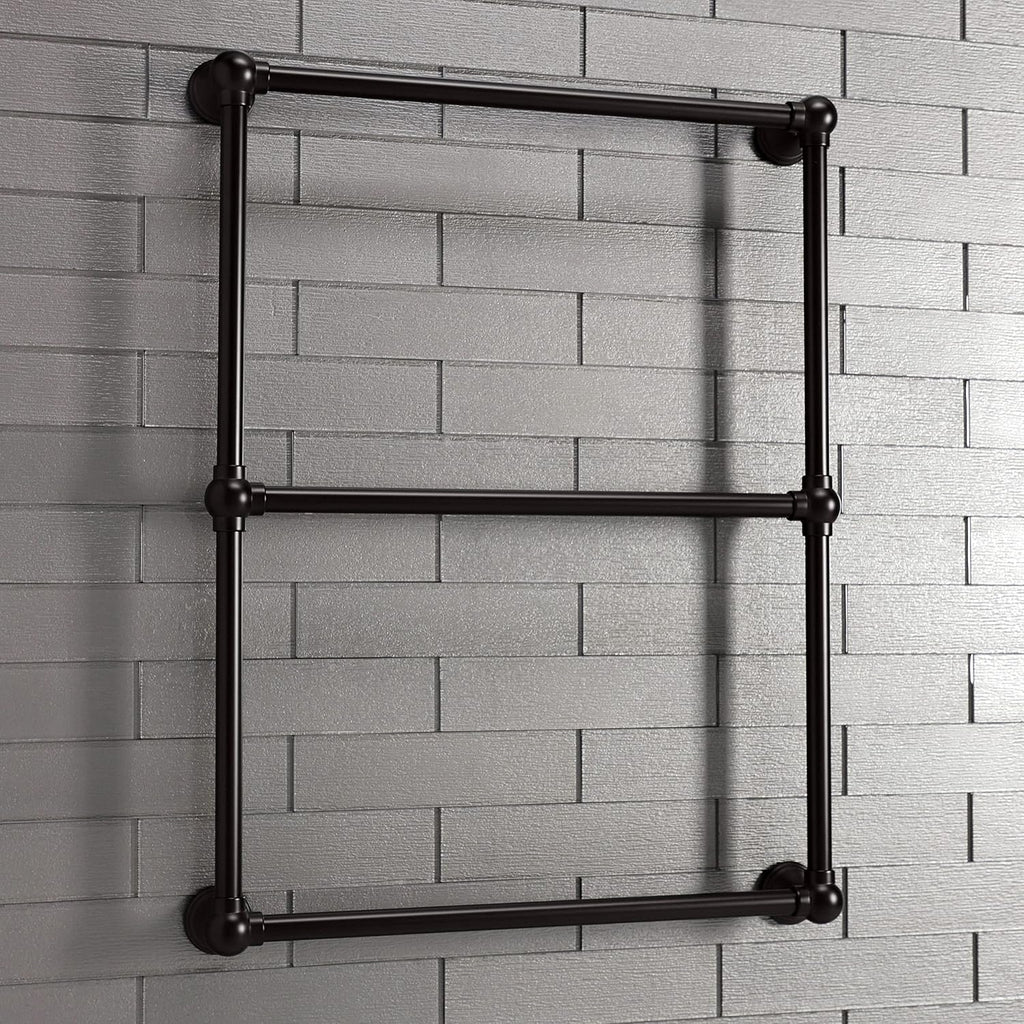 Kingston Brass DTC322419ORB Maximilien Wall Mount Towel-Rack, Oil Rubbed Bronze