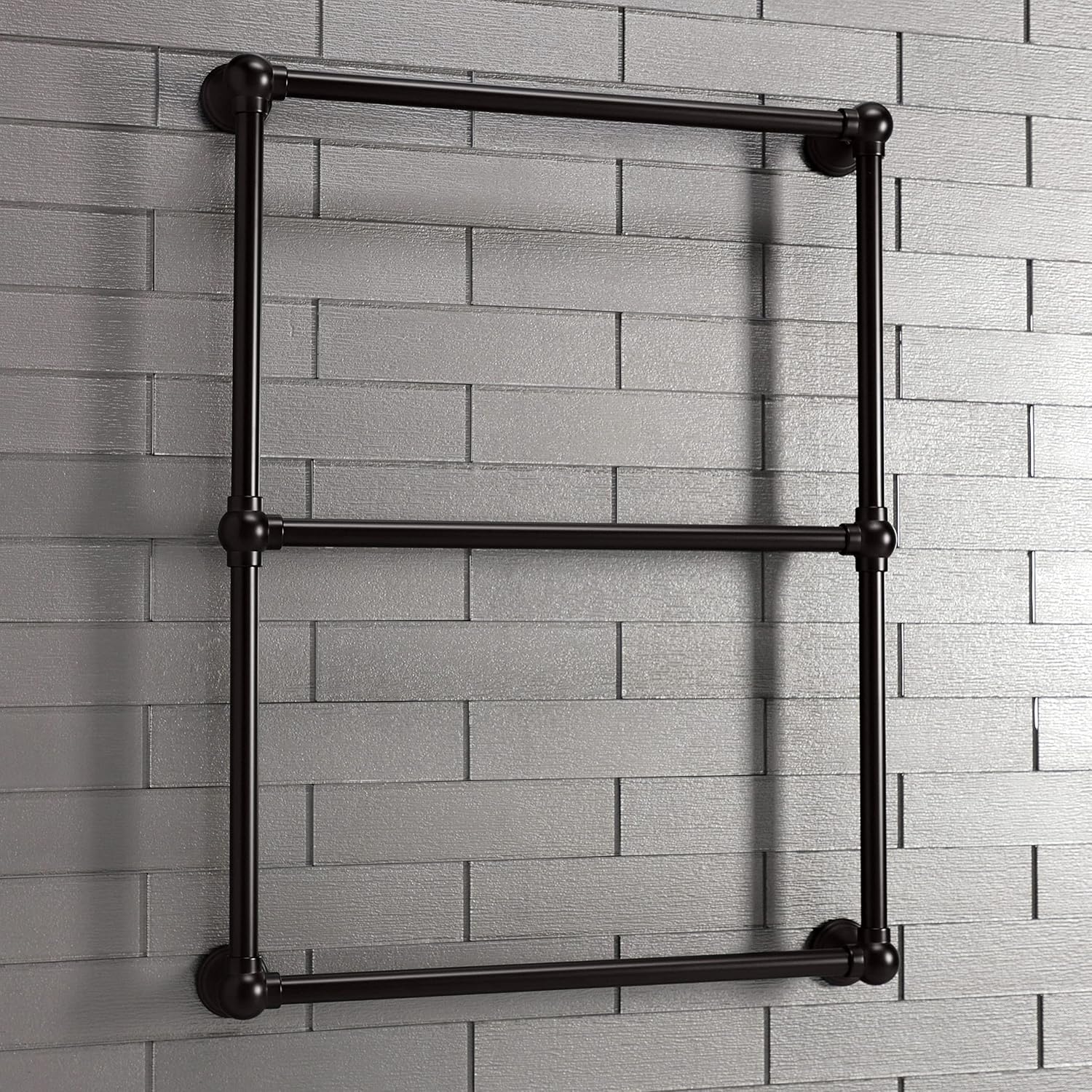 Kingston Brass DTC322419ORB Maximilien Wall Mount Towel-Rack, Oil Rubbed Bronze