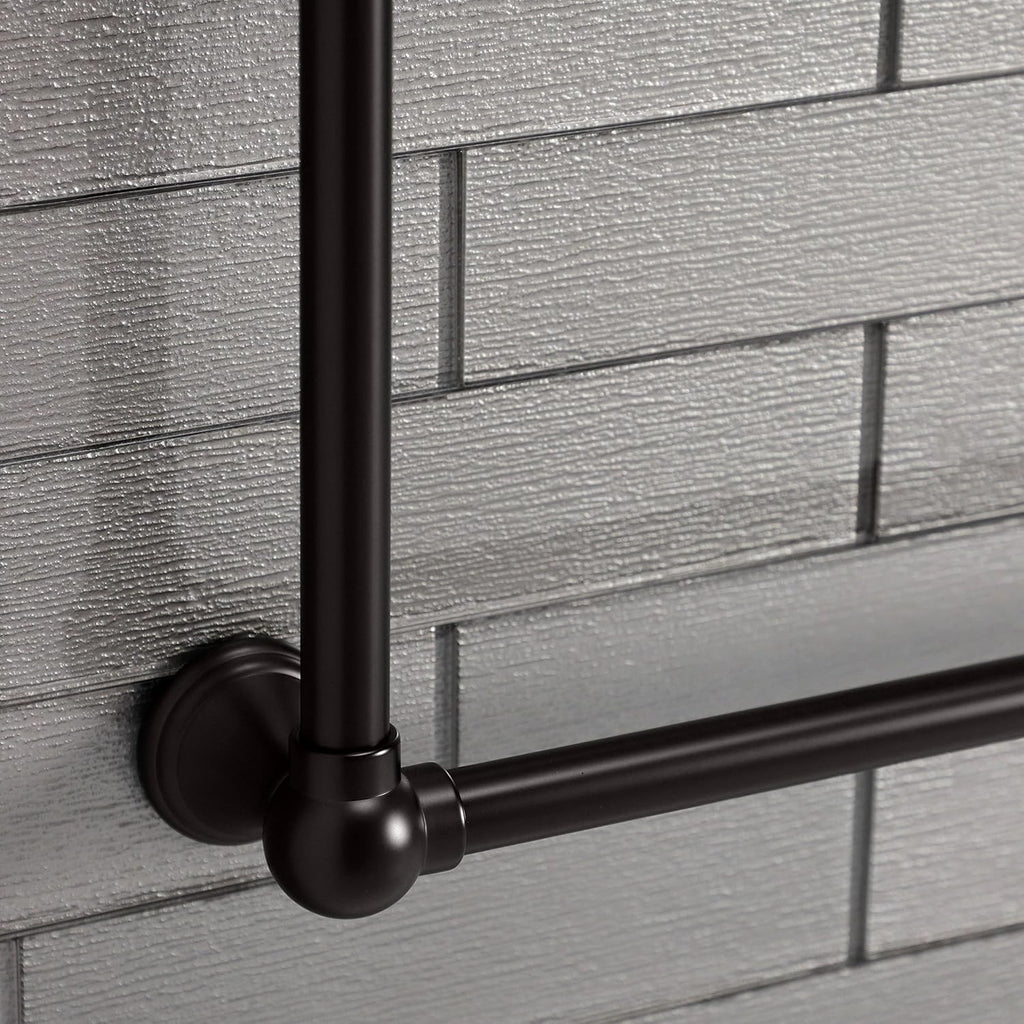 Kingston Brass DTC322419ORB Maximilien Wall Mount Towel-Rack, Oil Rubbed Bronze