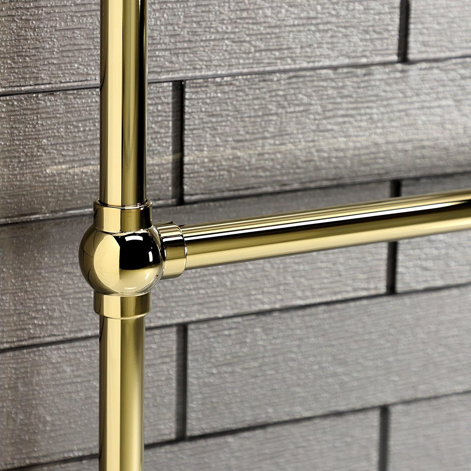 Kingston Brass DTC322419PB Maximilien Wall Mount Towel-Rack, Polished Brass